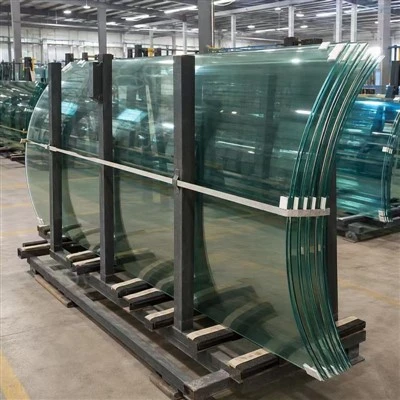 Curved Laminated Glass Canopies